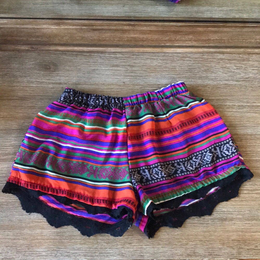 Multi colored shorts